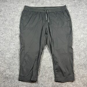 The North Face Aphrodite Motion Capri Pants Womens 3X Plus Black Cropped Stretch
